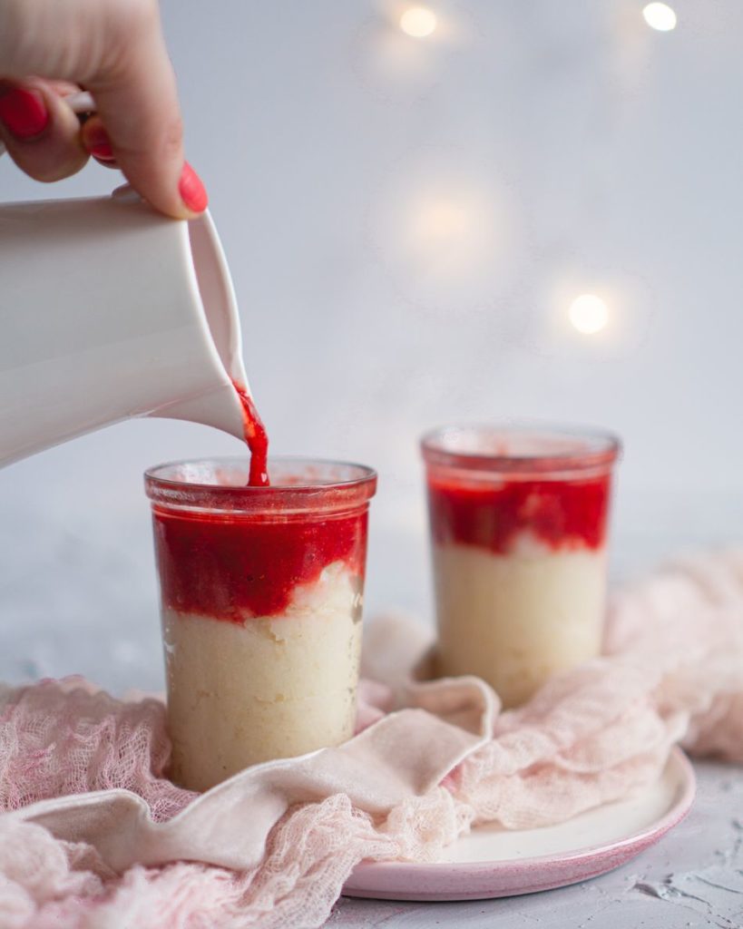 Pudding truskawkowy