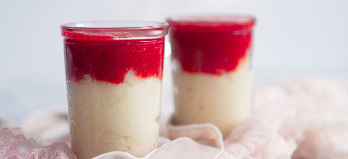Pudding z kaszy manny