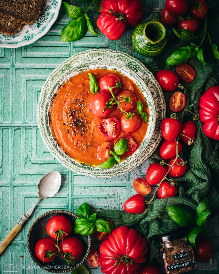 Zupa krem z pomidorów i papryki